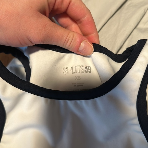 Splits59 TechFlex Blake Bra White- XS bandier - Picture 3 of 5